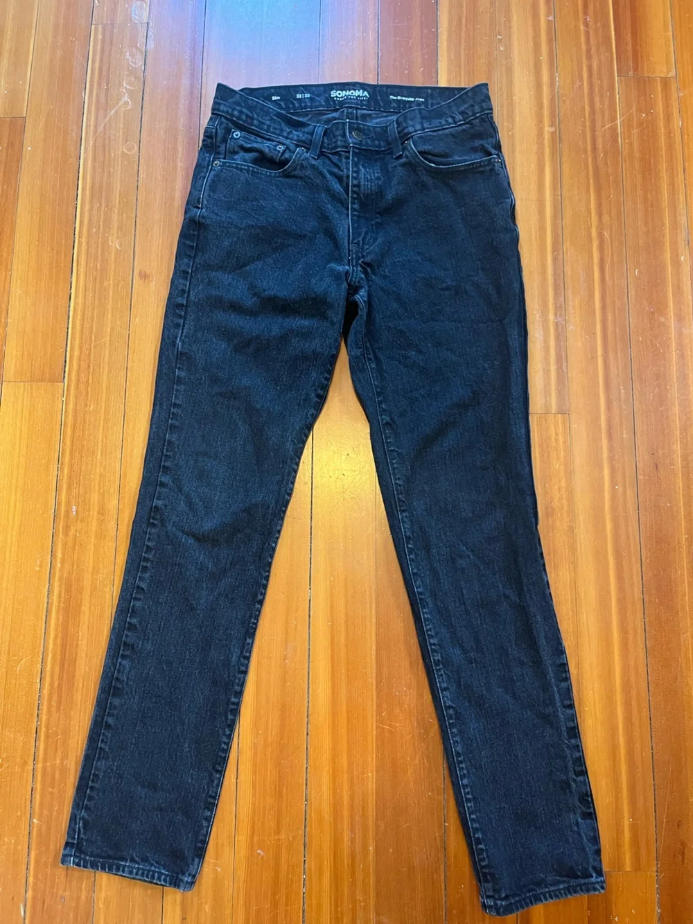 Classic Men's Black Denim Jeans